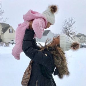 Navy Mother//Daughter Winter Hat Bundle